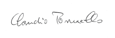 Firma di Claudio Tomaello